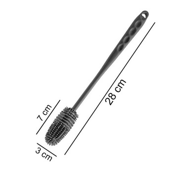 СИЛИКОНОВАЯ ЩЕТКА ДЛЯ МЫТЬЯ СТЕКЛОВ И БУТЫЛОК