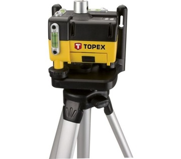 Poziomnica laserowa obrotowa budowlana laser 360 zestaw statyw 29C908 Topex