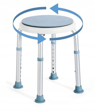 Taboret PRYSZNICOWY OBROTOWY ŁATWY montaż STOŁEK KRZESEŁKO-TIMAGO TGR-R5021