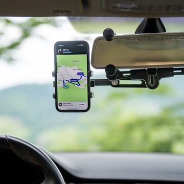 АВТОДЕРЖАТЕЛЬ ДЛЯ ТЕЛЕФОНА, ЗЕРКАЛО ЗАДНЕГО ВИДА, ПРОЧНЫЙ АВТОДЕРЖАТЕЛЬ