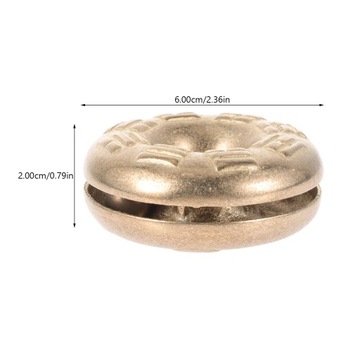 Metalowy dzwonek wykończony miedzią