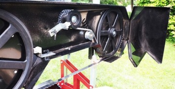 Trak taśmowy elektryczny 7,5kW 790mm osłona taśmy elektryczne sterowanie