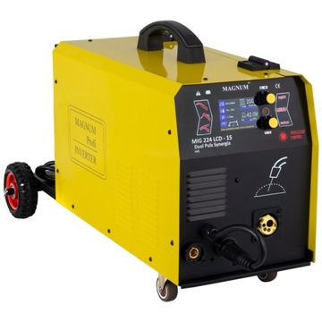 MAGNUM MIG 224/15 LCD DUAL PULS 200A SYNERGIA