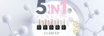 РЕЗИНОВАЯ БАЗА CLARESA + КЕРАТИН 4+1
