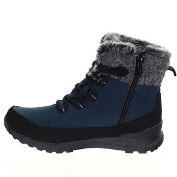 Granatowe ciepłe buty zimowe śniegowce ROZ. 40