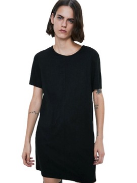 ZARA sukienka minimalistyczna czarna z kieszeniami M/L