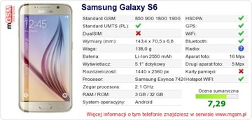 SAMSUNG GALAXY S6 G920F ЧЕРНЫЙ