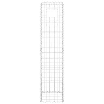 vidaXL Габион Столб 40x40x140 см Железо