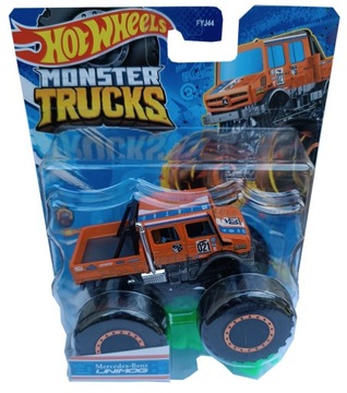 FYJ44 auto MONSTER TRUCKS HOT WHEELS MERCEDES UNIM