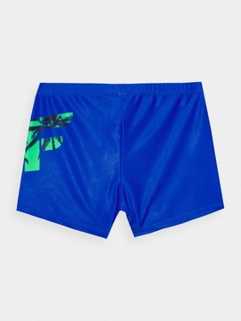 KĄPIELÓWKI CHŁOPIĘCE 4F BOKSERKI NA BASEN PLAŻE LATO SZYBKOSCHNĄCE 134/140