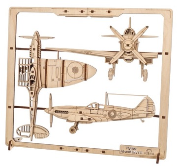 Myśliwiec puzzle 2,5D UGears
