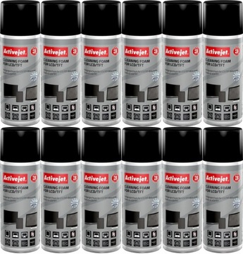 Pianka do czyszczenia matryc LCD/TFT Activejet AOC-105 400ml x12