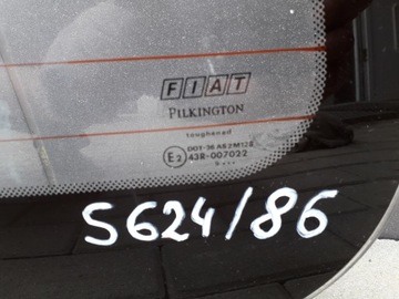 FIAT SEICENTO / 600 98-10 SKLO (OKNO) KRYT ZADNÍ AS2