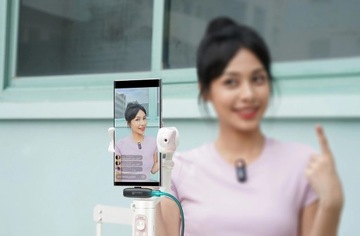 БЕСПРОВОДНОЙ СВЯЗАННЫЙ МИКРОФОН 2 МИКРОФОНА USB C ANDROID Hohem Lavalier