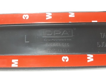 LIŠTA DVEŘE LEVÝ PŘEDNÍ FABIA II 07-10 5J0853515