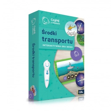 Albik - Czytaj z... Gra Memo - Środki transportu