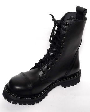 ОРИГИНАЛЬНЫЕ БОТИНКИ RAF-DOR С ЛИСТОВЫМ МЕТАЛЛОМ НАТУРАЛЬНОЙ КОЖИ ПОЛИРОВКА ИЗДЕЛИЕ 976 36