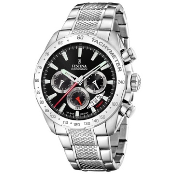 Zegarek Męski Festina F20668-4 srebrny bransoleta