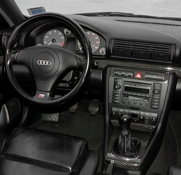 AUDI A4 B5 LIFT 2DIN РАМКА РАДИО, ЧЕРНАЯ + РУЧКИ