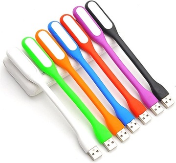 LAMPKA SILIKONOWA USB DO LAPTOPA LED MOCNA KOLORY