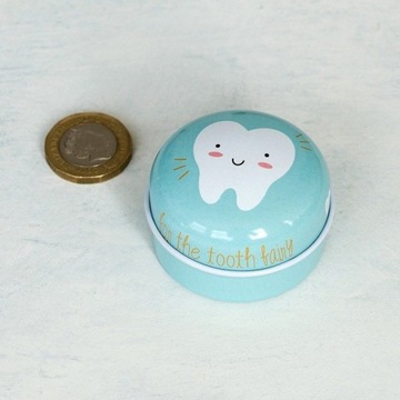 Металлическая коробочка для детских молочных зубов For the First Tooth Rex London