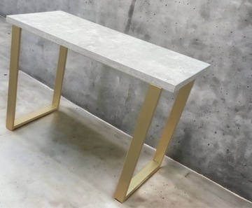 Стол ЛОФТ МЕТАЛЛ на серебряных ножках