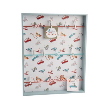Amadeus Organizer na ścianę dla dzieci Eliot 40 x 50 cm