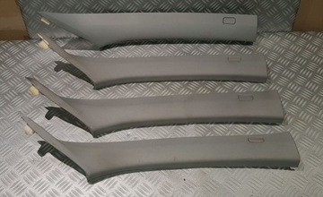 BMW E60 E61 OSŁONA POSZYCIE NAKŁADKA SŁUPKA PRAWA PRZÓD SZARA SUPER 7027086