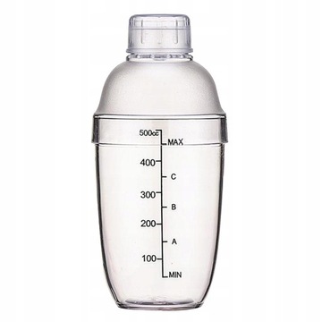 2x барменских шейкера Clear Drink, акриловые шейкеры