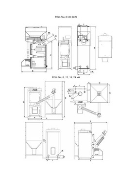 KOCIOŁ PIEC NA PELLET PELLPAL SLIM 8 KW PELET WNIOSEK O DOTACJĘ GRATIS