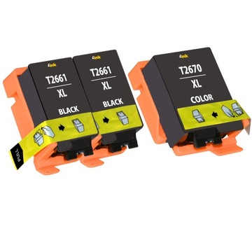 3x TUSZ DO EPSON T2661 WORKFORCE WF-100W WF-110W