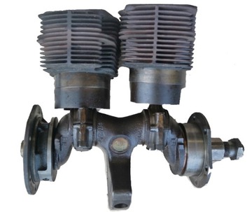 KOMPLET WAŁ KORBOWY TŁOKI CYLINDRY FIAT 126P 650CM