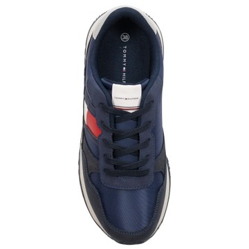 Tommy Hilfiger Sneakersy półbuty buty damskie granatowe T3X9-33130-800 r.38