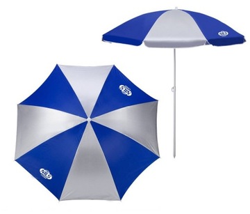 NILS NC7813 NIEBIESKI PARASOL PLAŻOWY 180 CM DUŻY PLAŻOWY OGRODOWY UV