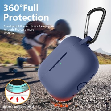 Ультратонкий чехол для Apple AirPods Pro 1/2 — синий