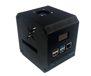 Сервер MiniTower или корпус NAS для Raspberry Pi 4 на 2 SSD