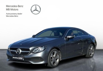 Mercedes Klasa E W213 Cabrio 2.0 200 184KM 2017 Mercedes-Benz Klasa E Salon PL Kamera Czujniki Burmester Pamiec foteli FV