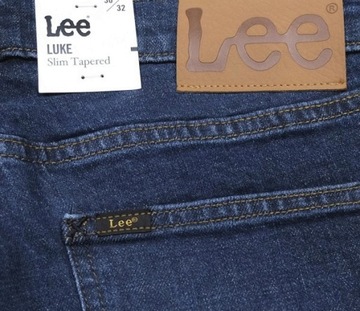 LEE LUKE DK WORN KANSAS jeansy rurki W30 L32