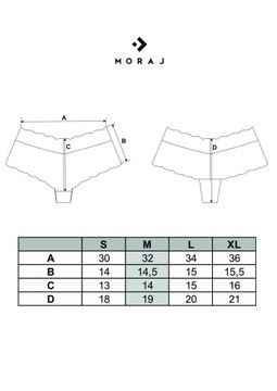 3x Figi Damskie Koronkowe Wygodne Bikini Majtki Wysoki Stan Szorty MORAJ XL