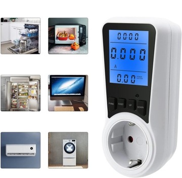 СЧЕТЧИК ЭНЕРГОСБЕРЕЖЕНИЯ 16А ЖК-дисплей макс. 3680 Вт 7 режимов мониторинга