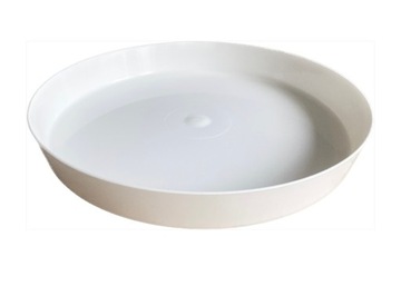 Podstawka pod doniczki 7 BIAŁA 22cm CMENTARNE