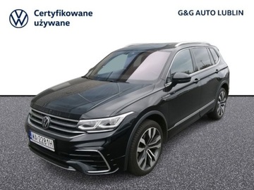 Volkswagen Tiguan Allspace SUV Facelifting 2.0 TSI 190KM 2022 Volkswagen Tiguan Allspace Allspace 2.0 TSI 4Mot. R-Line DSG VAT 23 Matrix