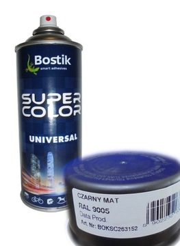 Farba w sprayu BOSTIK RAL 9005 CZARNY MAT 400 ml