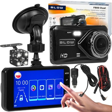 WIDEOREJESTRATOR FULL HD KAMERA COFANIA MENU PL