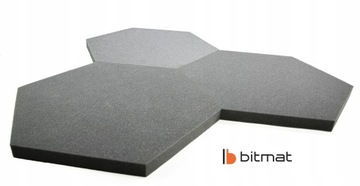 АКУСТИЧЕСКИЕ ПАНЕЛИ АКУСТИЧЕСКАЯ ПЕНА ШЕСТИГРАННИК 3 см для уменьшения реверберации потолка