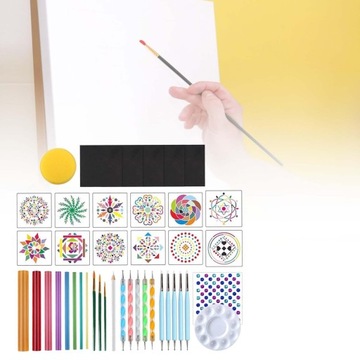 Набор инструментов для нанесения точек Mandala Rock, 42 ​​шт.