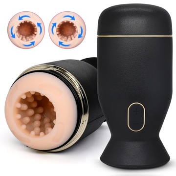 MASTURBATOR ROTACYJNY ROBIENIA LODA WALENIA KONIA POCHWA CIPKA WIBRACJE USB