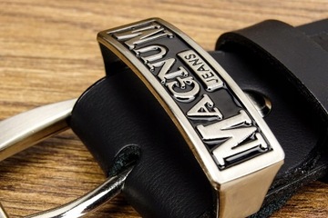 РЕМЕНЬ МУЖСКОЙ КОЖАНЫЙ БРЮКИ GRACIO, ШИРОКИЙ, ДЛИНА ПОЯСА 160 СМ, ПОДАРОК