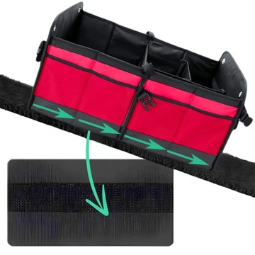 КОРОБКА-ОРГАНИЗАТОР ДЛЯ БАГАЖНИКА АВТОМОБИЛЯ VELCRO BOX STRONG