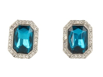 Серебряные серьги с бирюзой